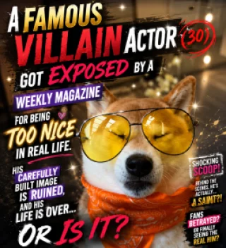 A Famous Villain Actor (30) Got Exposed by a Weekly Magazine for Being Too Nice in Real Life. His Carefully Built Image Is Ruined, and His Life Is Over... Or Is It?