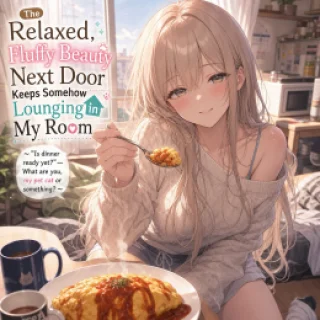 The Relaxed, Fluffy Beauty Next Door Keeps Somehow Lounging in My Room  ~ "Is dinner ready yet?" — What are you, my pet cat or something? ~